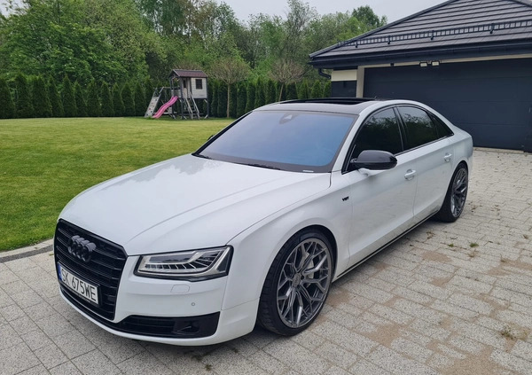 Audi A8 cena 165000 przebieg: 114000, rok produkcji 2015 z Katowice małe 191